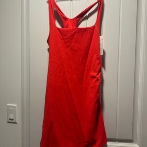 NWT Red Athletic dress with built in shorts